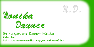 monika dauner business card